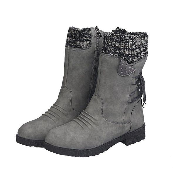 boots comemore autumn early winter shoes women flat heel fashion knitting patchwork women's short large size 43, Black
boots comemore autumn early winter shoes women flat heel fashion knitting patchwork women's short large size 43, Black