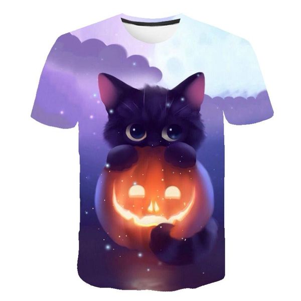 men's t-shirts summer personality short-sleeved funny halloween pumpkin lantern black cat print short coat casual breathable clothing, White;black
men's t-shirts summer personality short-sleeved funny halloween pumpkin lantern black cat print short coat casual breathable clothing, White;black