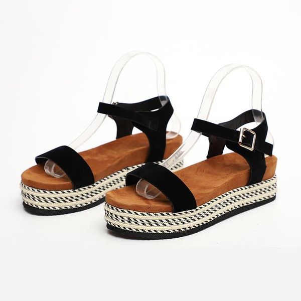 sandals women ladies summer fashion leather wedges comfort big size shoes beach sandal zapatos de mujer, Black
sandals women ladies summer fashion leather wedges comfort big size shoes beach sandal zapatos de mujer, Black