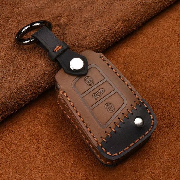 keychains handmade leather smat key case cover remote shell for vw golf tiguan skoda seat chains (no flip), Silver
keychains handmade leather smat key case cover remote shell for vw golf tiguan skoda seat chains (no flip), Silver