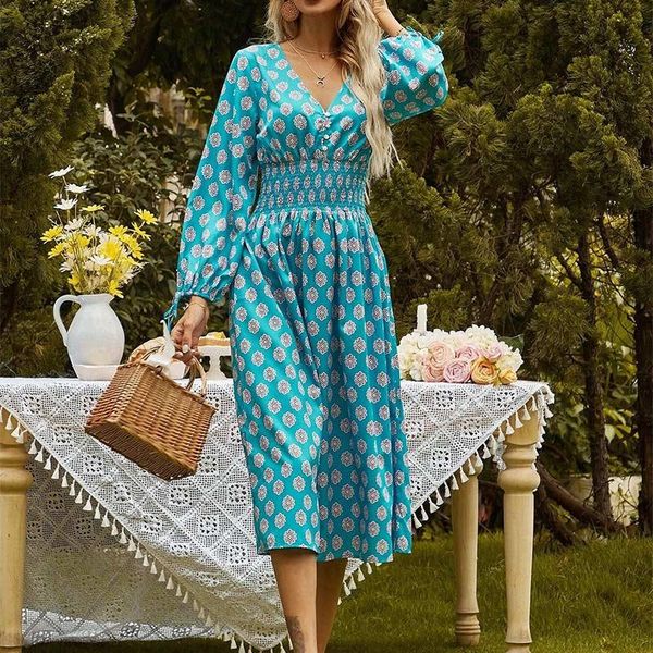 casual dresses 2021 autumn long sleeve print dress women v-neck elastic waist midi female fashion ladies loose vestido, Black;gray
casual dresses 2021 autumn long sleeve print dress women v-neck elastic waist midi female fashion ladies loose vestido, Black;gray