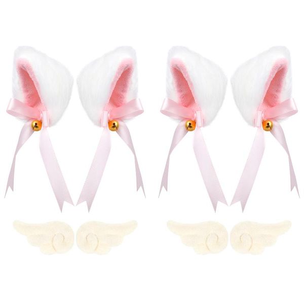hair clips lurrose 2 pairs plush angel wing hairpins plus pair cat ear non-slip barrettes for girls ladies
hair clips lurrose 2 pairs plush angel wing hairpins plus pair cat ear non-slip barrettes for girls ladies
