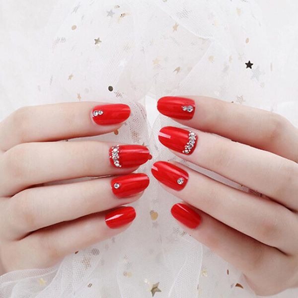 false nails 24pcs red black gradient design nail art tips full cover charming fake, Red;gold
false nails 24pcs red black gradient design nail art tips full cover charming fake, Red;gold