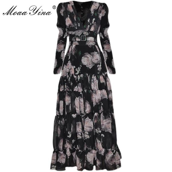 casual dresses moaayina fashion designer dress spring women v-neck ruched long sleeve floral-print vacation, Black;gray
casual dresses moaayina fashion designer dress spring women v-neck ruched long sleeve floral-print vacation, Black;gray