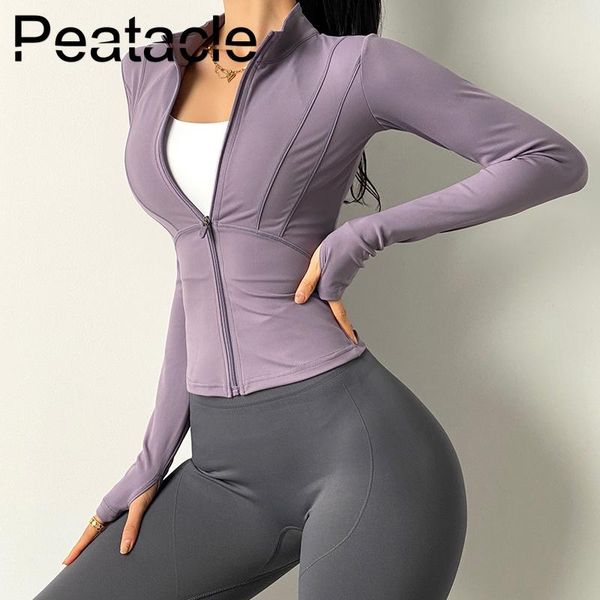 running jackets peatacle zipper yoga wear women's tight-fitting stretchy quick dry t-shirt training fitness sports jacket, Black;red
running jackets peatacle zipper yoga wear women's tight-fitting stretchy quick dry t-shirt training fitness sports jacket, Black;red