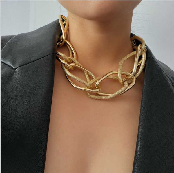 chokers large aperture necklace retro exaggeration thick chain hip hop female, Golden;silver
chokers large aperture necklace retro exaggeration thick chain hip hop female, Golden;silver