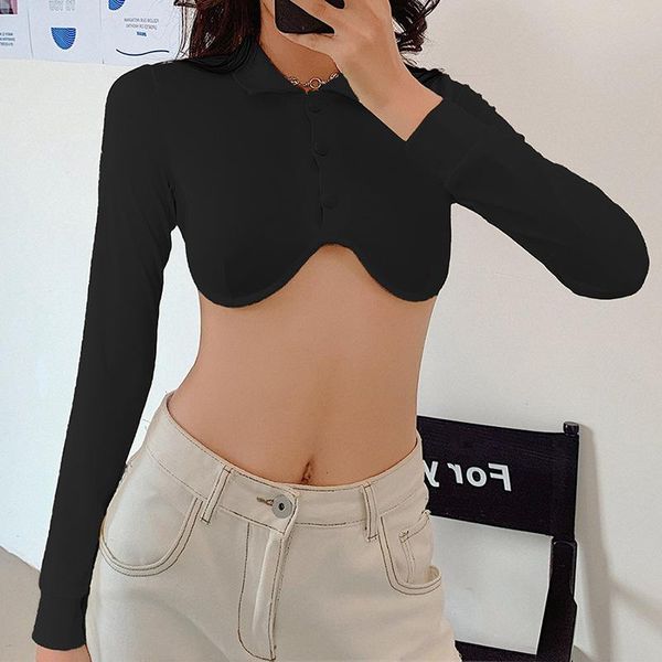 women's t-shirt summer clothes for women fashion crop long sleeve lapel hollow slim party all-match thin cardigan t-shirt., White
women's t-shirt summer clothes for women fashion crop long sleeve lapel hollow slim party all-match thin cardigan t-shirt., White