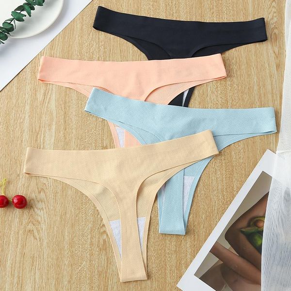 women's panties 3pcs/set thongs g-string no trace underpants comfortable intimate low waist underwear female pantys lingeri, Black;pink
women's panties 3pcs/set thongs g-string no trace underpants comfortable intimate low waist underwear female pantys lingeri, Black;pink