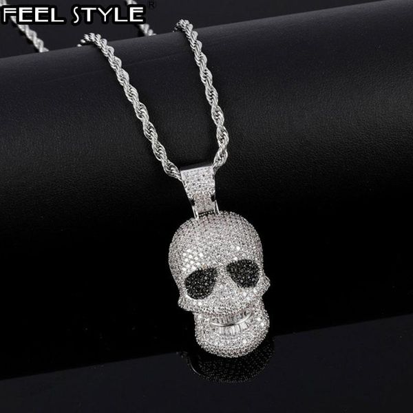 pendant necklaces hip hop iced out bling cubic zirconia skull baguette & pendants for men women rapper jewelry with solid back, Silver
pendant necklaces hip hop iced out bling cubic zirconia skull baguette & pendants for men women rapper jewelry with solid back, Silver