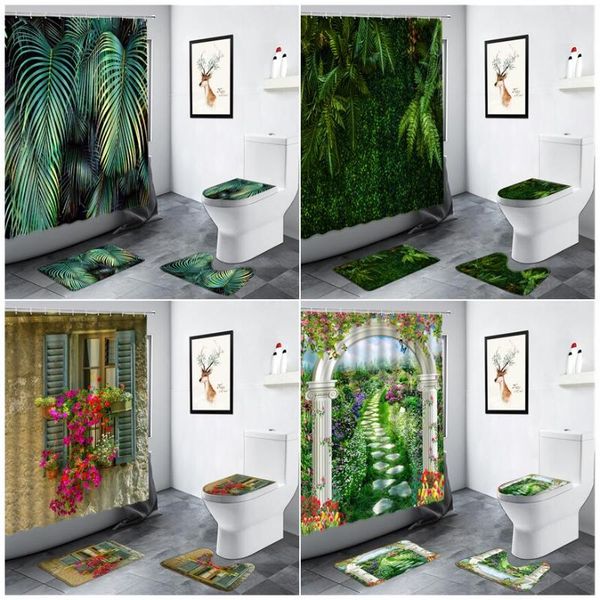 shower curtains spring green plants flowers set tropical palm leaves rural scenery bathroom carpet non-slip rug toilet bath mats
shower curtains spring green plants flowers set tropical palm leaves rural scenery bathroom carpet non-slip rug toilet bath mats