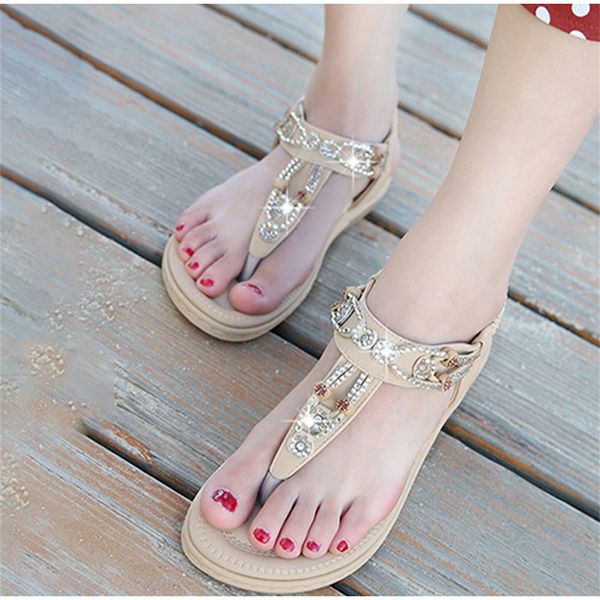 new bohemia sandals 2021 summer fashion bling crystal slip on ladies casual flip flops 35-42 larged-size female flat beach shoes, Black
new bohemia sandals 2021 summer fashion bling crystal slip on ladies casual flip flops 35-42 larged-size female flat beach shoes, Black