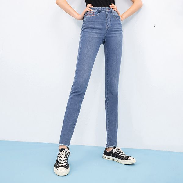jeans spring arrival water washed jeans slim versatile casual embroidered long women's pants i4sk, Blue
jeans spring arrival water washed jeans slim versatile casual embroidered long women's pants i4sk, Blue