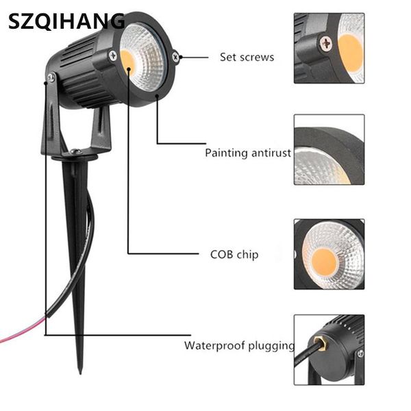waterproof cob outdoor garden lighting green yellow red blue white 10w led spike light lawn lamp for 85-265v/dc12v lamps
waterproof cob outdoor garden lighting green yellow red blue white 10w led spike light lawn lamp for 85-265v/dc12v lamps