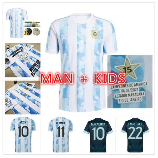 man kids kit 2021 argentina soccer jerseys home 20 21 away #9 aguero #21 dybala #22 lautaro football shirt uniforms, Black;yellow
man kids kit 2021 argentina soccer jerseys home 20 21 away #9 aguero #21 dybala #22 lautaro football shirt uniforms, Black;yellow