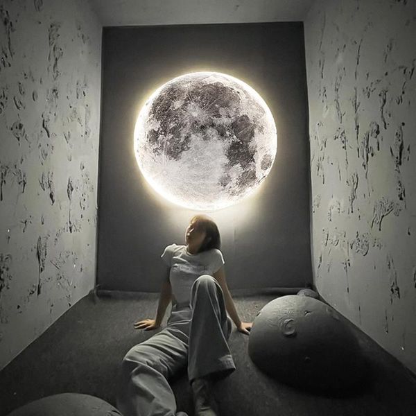 

wall lamp modern led moon indoor lighting for bedroom living hall room home decoration fixture lights decorate lusters lamps