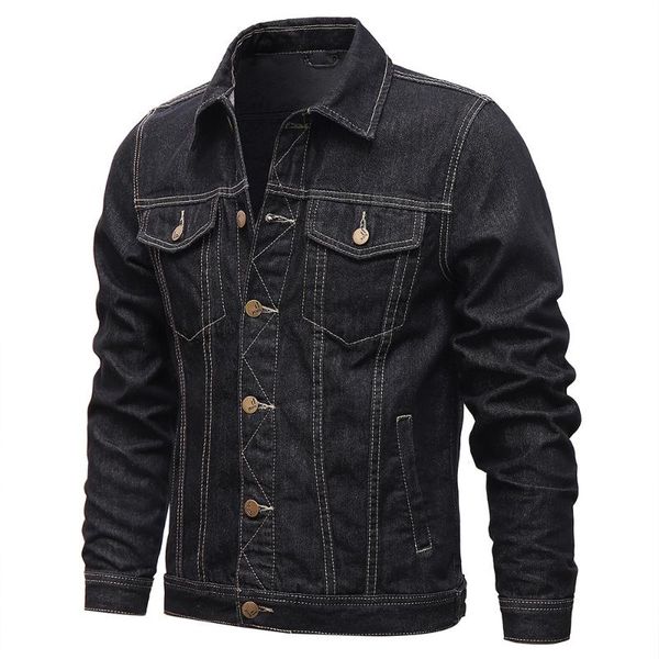 Men's Jackets Lapel Color Casual Spring Solid Jacket 5xl-M Autumn Fit Single Men Denim Jeans Outwear Breasted Slim Cotton, Black;brown
Men's Jackets Lapel Color Casual Spring Solid Jacket 5xl-M Autumn Fit Single Men Denim Jeans Outwear Breasted Slim Cotton, Black;brown