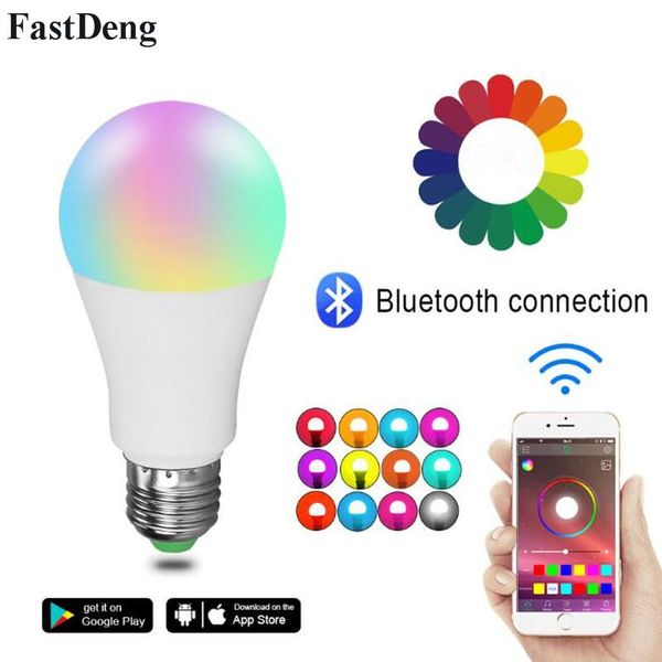 bulbs e27/b22 110v 220v dimmable music control smart home bluetooth lamp to ios /android wireless color changing light bulb
bulbs e27/b22 110v 220v dimmable music control smart home bluetooth lamp to ios /android wireless color changing light bulb