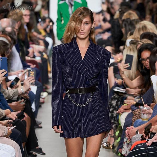 women's jumpsuits & rompers ailigou 2021 spring jumpsuit lapel double breasted striped belt club party, Black;white
women's jumpsuits & rompers ailigou 2021 spring jumpsuit lapel double breasted striped belt club party, Black;white