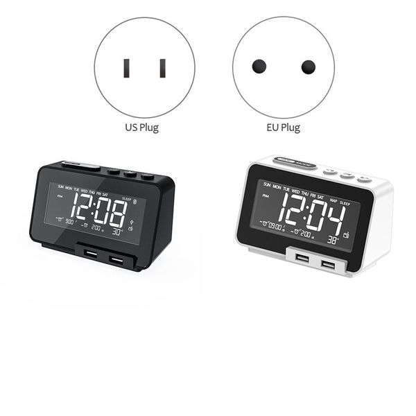 other clocks & accessories led display alarm clock with fm radio wireless bluetooth speaker and 2 usb charger port for home office
other clocks & accessories led display alarm clock with fm radio wireless bluetooth speaker and 2 usb charger port for home office