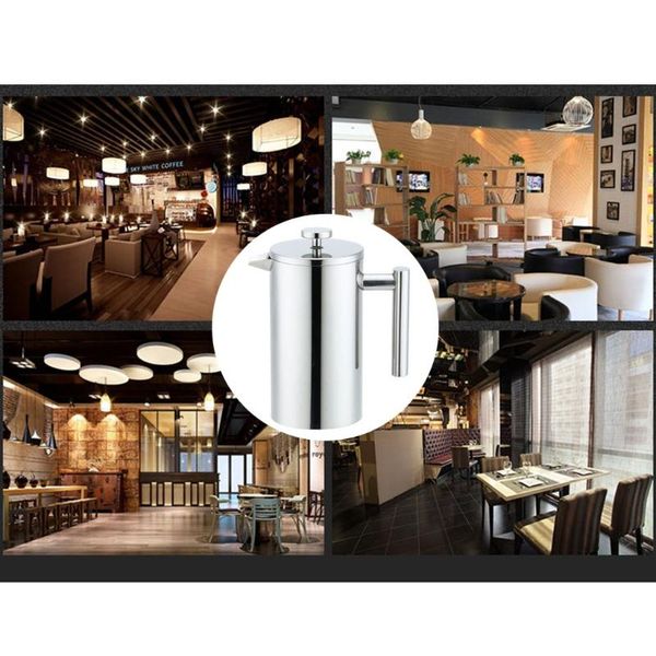 coffee filters 808a 8-cup double wall insulated stainless steel french presses durable coffees tea maker with plunger
coffee filters 808a 8-cup double wall insulated stainless steel french presses durable coffees tea maker with plunger
