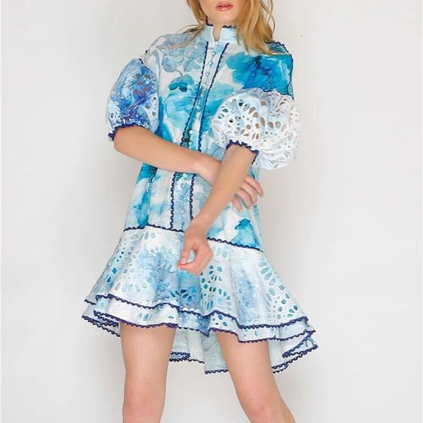 runway dresses australia summer stand collar printed double layer ruffle stitching loose dress 4p44, Black
runway dresses australia summer stand collar printed double layer ruffle stitching loose dress 4p44, Black