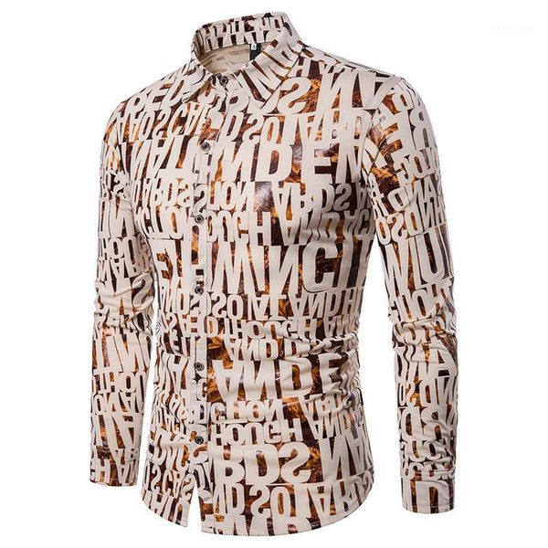 true reveler fashion letter men long sleeve shirts english alphanumeric printing double color gold stamping blouse men's dress, White;black
true reveler fashion letter men long sleeve shirts english alphanumeric printing double color gold stamping blouse men's dress, White;black