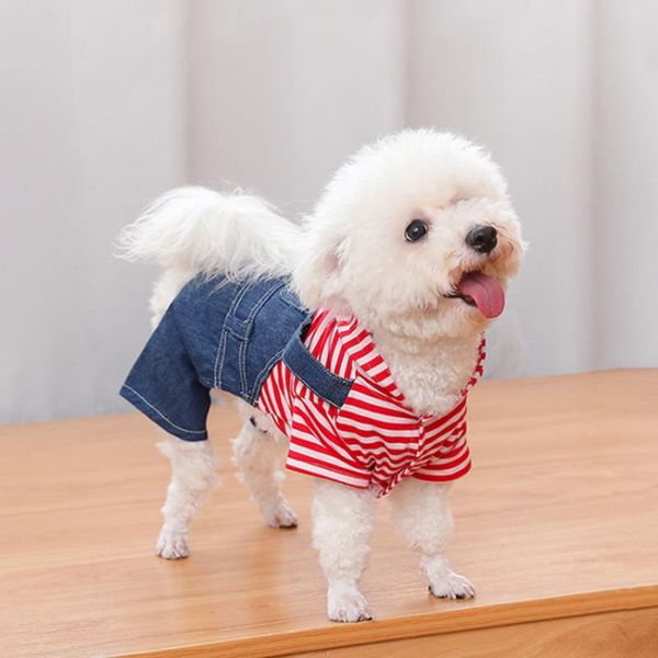 dog apparel spring autumn pet denim jacket jumpsuit coat sunscreen outdoor clothes for small supplies
dog apparel spring autumn pet denim jacket jumpsuit coat sunscreen outdoor clothes for small supplies