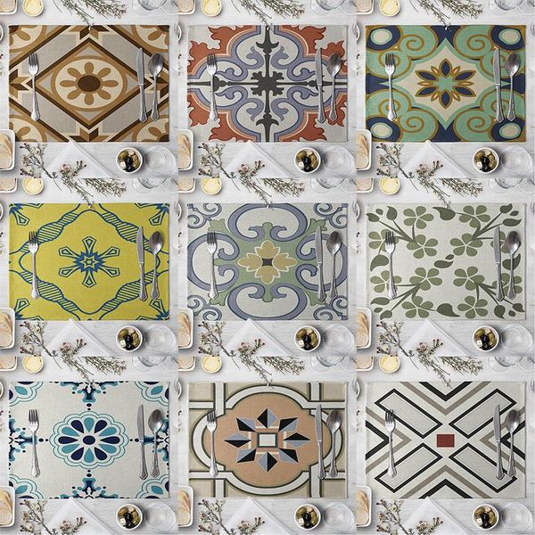 mats & pads colorful geometric printed kitchen placemat dining table mat linen cup home decor
mats & pads colorful geometric printed kitchen placemat dining table mat linen cup home decor