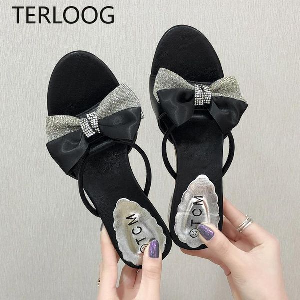 slippers plus size 34-43 women bow med heels bling shoes women's sandals summer flip flops casual dress desiger slipper, Black
slippers plus size 34-43 women bow med heels bling shoes women's sandals summer flip flops casual dress desiger slipper, Black