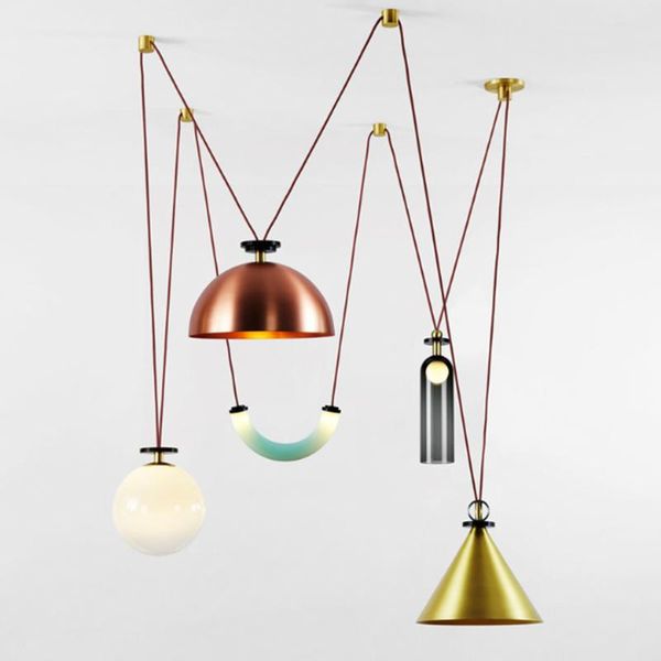 modern creative adjustment single head e14 pendant lamp nordic diy combination metal pulley design bedroom decoration led light lamps
modern creative adjustment single head e14 pendant lamp nordic diy combination metal pulley design bedroom decoration led light lamps