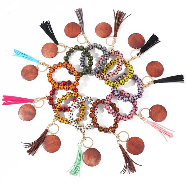 european and american korean velvet tassel plaid bracelet keychain wooden key bracelet band tassel key chain, Silver
european and american korean velvet tassel plaid bracelet keychain wooden key bracelet band tassel key chain, Silver