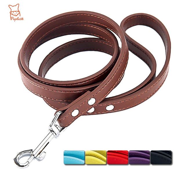 dog collars & leashes leather leash for small dogs 6 colors solid training medium lead rope puppy suuplies
dog collars & leashes leather leash for small dogs 6 colors solid training medium lead rope puppy suuplies