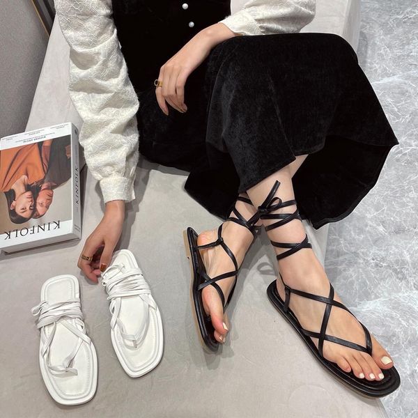 women sandals fashion thin belt flat heels sandals slippers shoes open toe thin belt ankle strap female flip flops flats sandals, Black
women sandals fashion thin belt flat heels sandals slippers shoes open toe thin belt ankle strap female flip flops flats sandals, Black