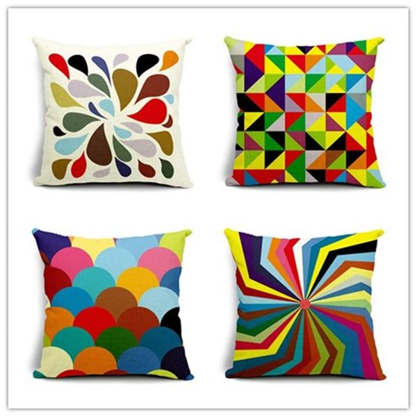 fashion style colorful geometric print cotton linen cushion cover for sofa home decorative pillow fundas para almofadas cojines cushion/deco
fashion style colorful geometric print cotton linen cushion cover for sofa home decorative pillow fundas para almofadas cojines cushion/deco