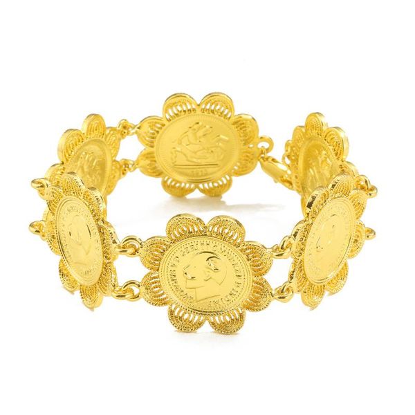 link, chain luxury gold color 1913 year coin bracelet bangle sovereign cosplay prop anniversary jewelry party gifts, Black
link, chain luxury gold color 1913 year coin bracelet bangle sovereign cosplay prop anniversary jewelry party gifts, Black