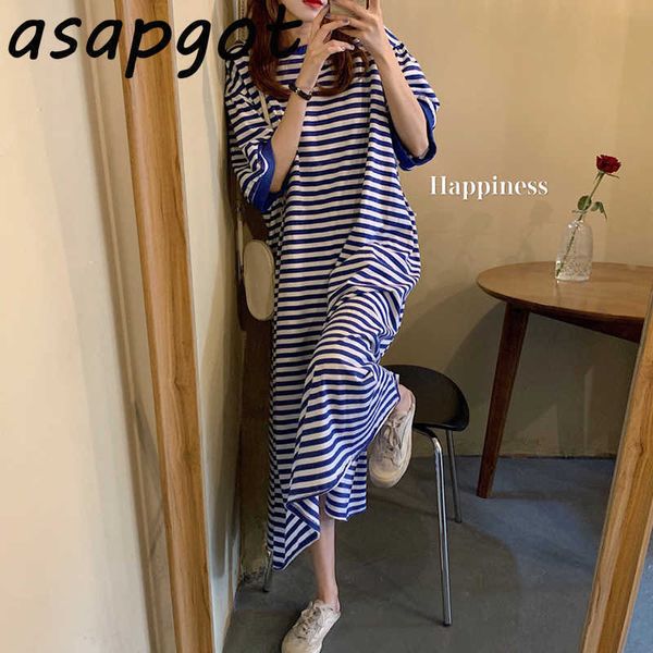 cotton o neck short sleeve blue striped dress women casual loose plus size black striped tshirts dress vestidos fashion wild 210610, Black;gray
cotton o neck short sleeve blue striped dress women casual loose plus size black striped tshirts dress vestidos fashion wild 210610, Black;gray