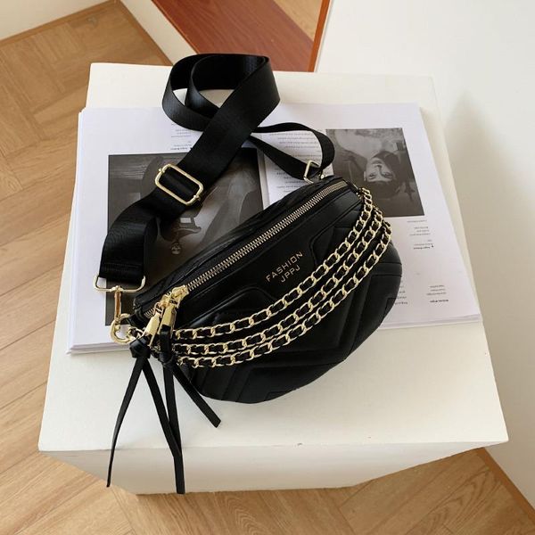 waist bags chain fanny pack women leather bag chest mini female belt fashion ladies shoulder crossbody
waist bags chain fanny pack women leather bag chest mini female belt fashion ladies shoulder crossbody