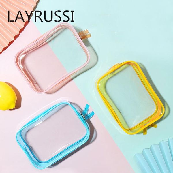 cosmetic bags & cases layrussi waterproof transparent pvc travel wash for men women toiletries organizer portable storage
cosmetic bags & cases layrussi waterproof transparent pvc travel wash for men women toiletries organizer portable storage