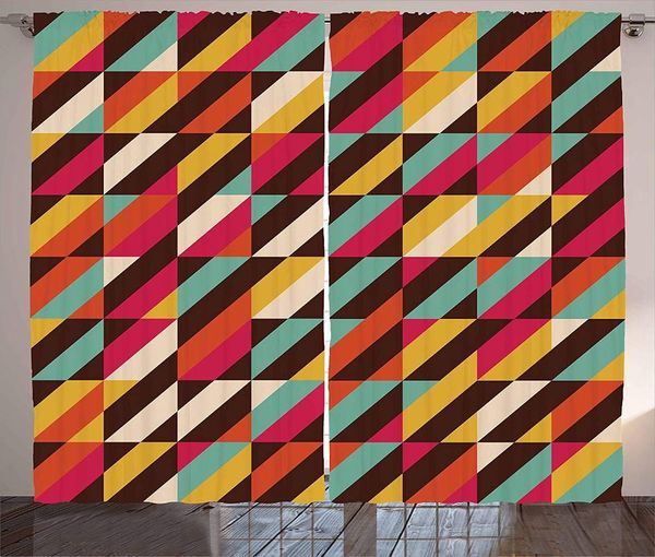 curtain & drapes abstract curtains funky geometric square boxes with parallel color triangles stripes retro living room bedroom window home
curtain & drapes abstract curtains funky geometric square boxes with parallel color triangles stripes retro living room bedroom window home
