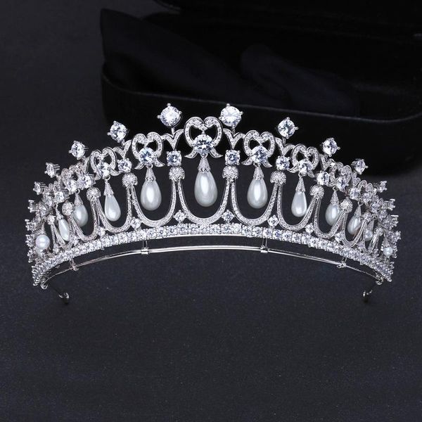 hair clips & barrettes 3a cubic zircon wedding crown luxury pearl bride accessories for women party jewelry hq0324, Golden;silver
hair clips & barrettes 3a cubic zircon wedding crown luxury pearl bride accessories for women party jewelry hq0324, Golden;silver