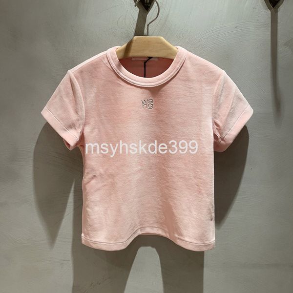 women's t-shirt 5511 aw king autumn winter letter drill velvet short sleeve versatile t-shirt women's fashion, White
women's t-shirt 5511 aw king autumn winter letter drill velvet short sleeve versatile t-shirt women's fashion, White