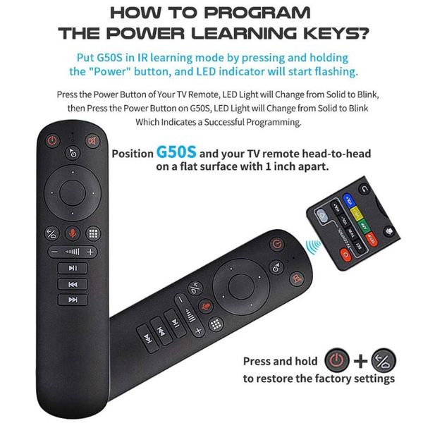 g50s for pc 2.4g wireless abs tv box remote control home keyboard electronic portable sensitive air mouse intelligent voice controlers
g50s for pc 2.4g wireless abs tv box remote control home keyboard electronic portable sensitive air mouse intelligent voice controlers