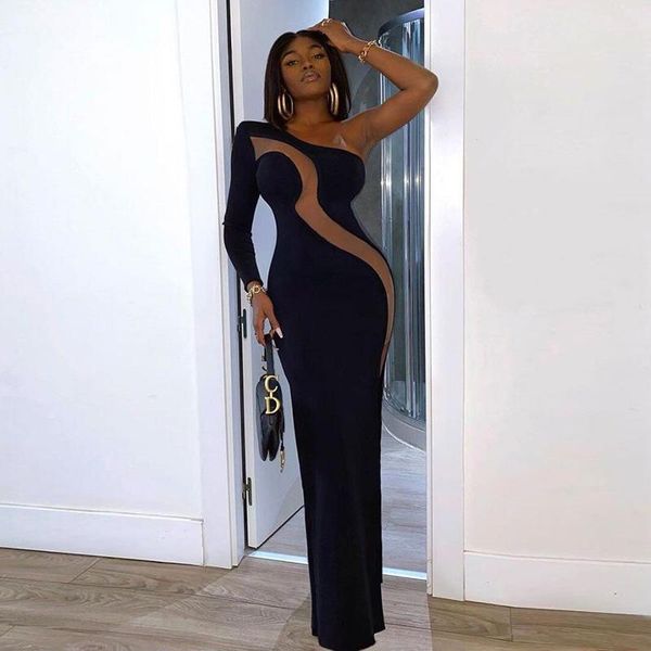 casual dresses one shoulder dress for women maxi long sleeve robes night club elegant autumn 2021 fashion streetwear vintage clothing, Black;gray
casual dresses one shoulder dress for women maxi long sleeve robes night club elegant autumn 2021 fashion streetwear vintage clothing, Black;gray