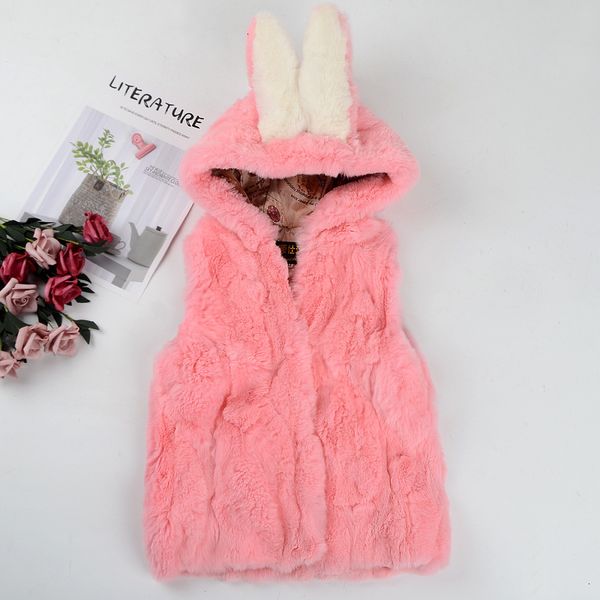 women's fur & faux fur vest children's autumn winter to keep warm clothes ears short jacket tdih, Black
women's fur & faux fur vest children's autumn winter to keep warm clothes ears short jacket tdih, Black