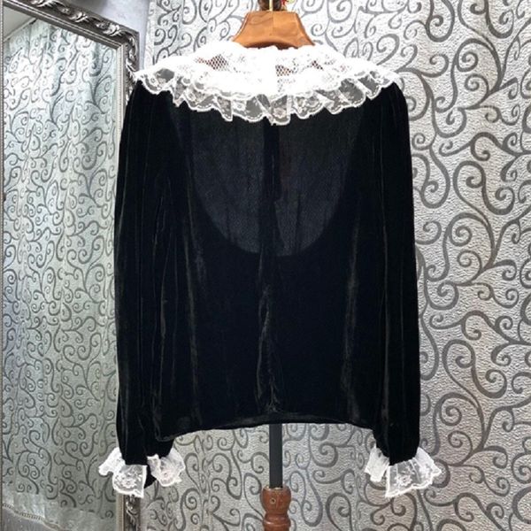 blouses autumn winter fashion silk blouses women white lace patchwork long sleeve casual vintage blusas feminino
blouses autumn winter fashion silk blouses women white lace patchwork long sleeve casual vintage blusas feminino