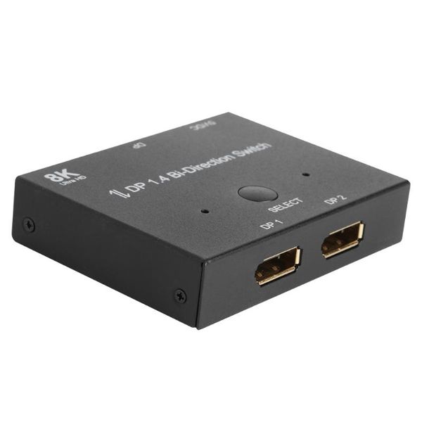 hubs displayport splitter dp1.4 bi-direction switch 8k/60hz audio video sync adapter for household computer accessories
hubs displayport splitter dp1.4 bi-direction switch 8k/60hz audio video sync adapter for household computer accessories