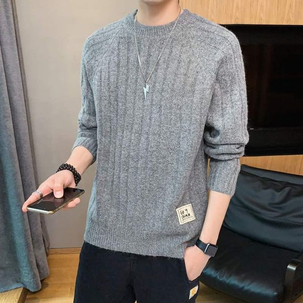 men's vests autumn and winter round neck solid color sweater korean style leisure pullover hong kong slim fit, Black;white
men's vests autumn and winter round neck solid color sweater korean style leisure pullover hong kong slim fit, Black;white