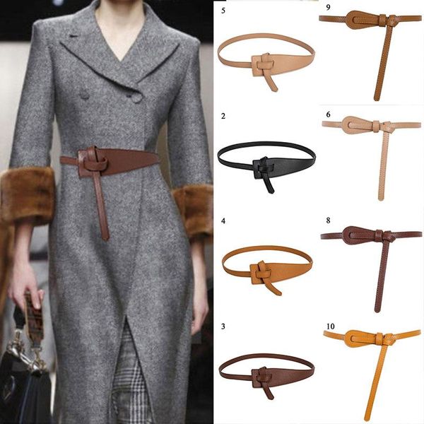 belts long soft diy waistbands knotted decoration waist belt solid color pu leather fashion wild casual dress waistband, Black;brown
belts long soft diy waistbands knotted decoration waist belt solid color pu leather fashion wild casual dress waistband, Black;brown