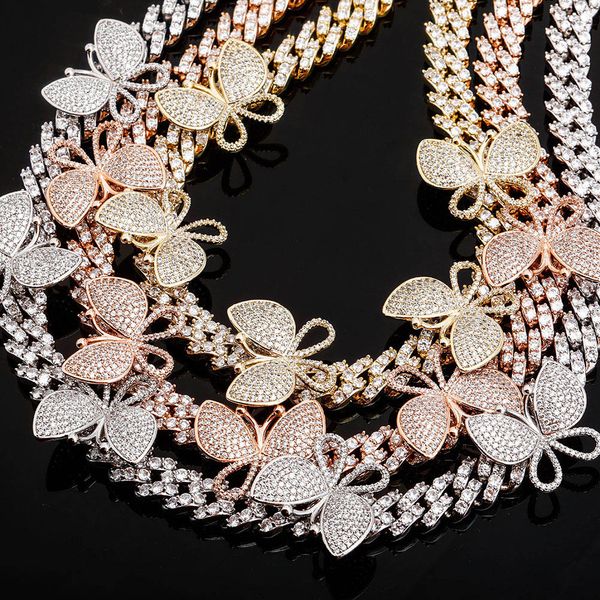 luxury designer jewelry women necklace butterfly charm hip hop bling diamond cuban link iced out tennis chain rapper fashion accessories new, Silver
luxury designer jewelry women necklace butterfly charm hip hop bling diamond cuban link iced out tennis chain rapper fashion accessories new, Silver