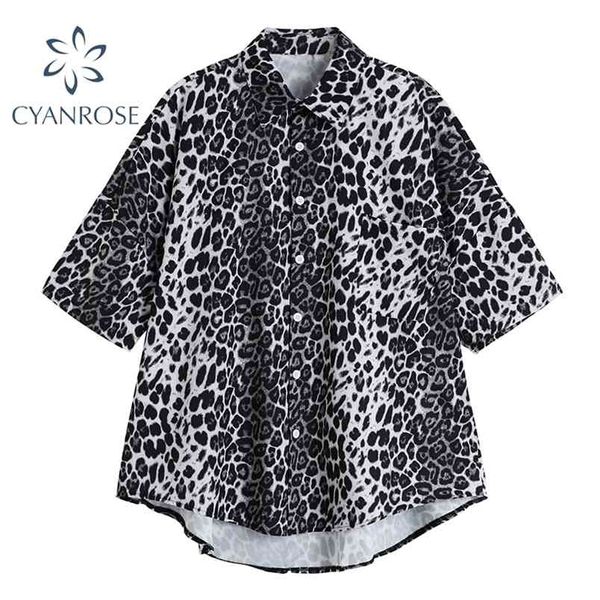 summer streetwear buttons leopard print blouse women fashion korean style turn down collar shirt ins casual ol short sleeve 210515, White
summer streetwear buttons leopard print blouse women fashion korean style turn down collar shirt ins casual ol short sleeve 210515, White